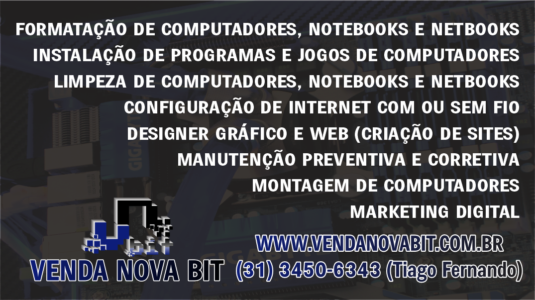 VENDA NOVA BIT TIAGO